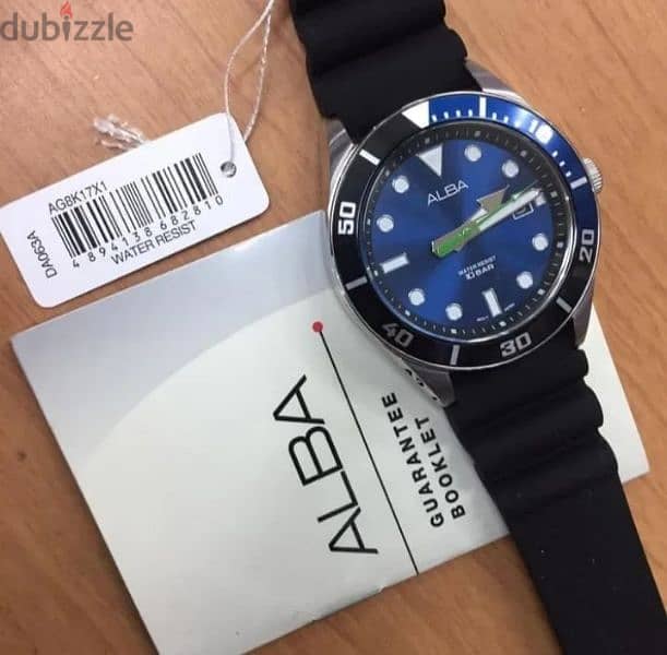 ALBA diver 100m made by seiko 1