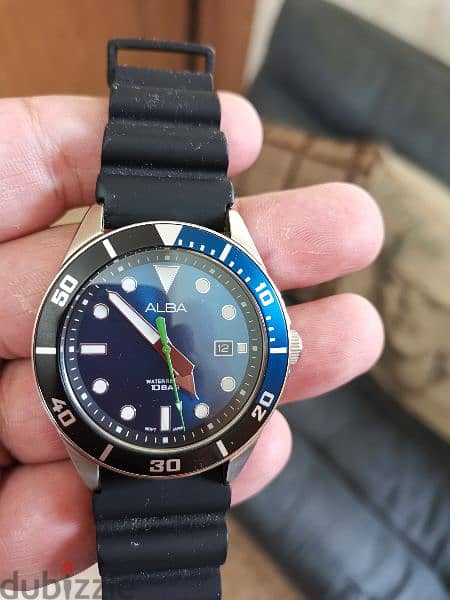 ALBA diver 100m made by seiko 3