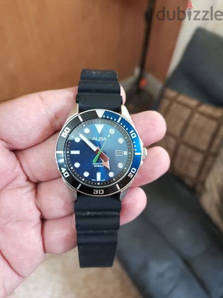 ALBA diver 100m made by seiko 4