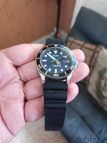 ALBA diver 100m made by seiko 5