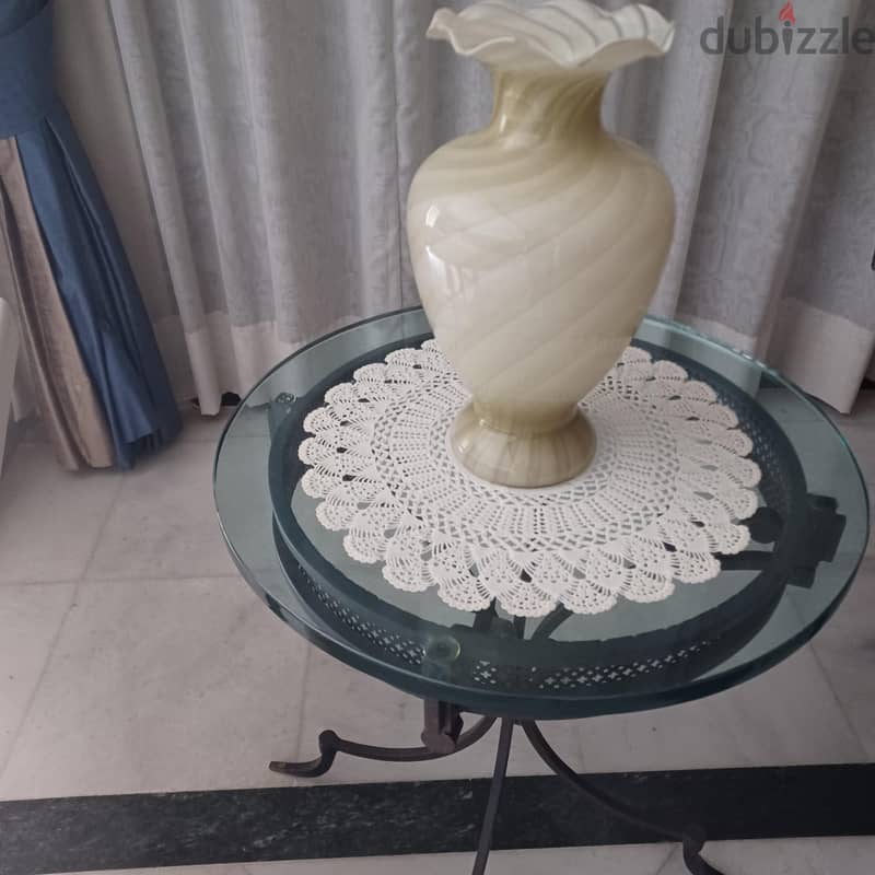 Opaline Light Green Vase 2