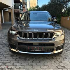 Jeep Grand Cherokee Limited L 2022 gray on black (CLEAN CARFAX)