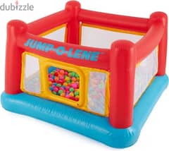 Intex Inflatable Jump-O-Lene Indoor/Outdoor Trampoline Bounce Castle