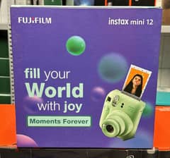 FujiFilm instax mini 12 Gift box clay white amazing & original offer