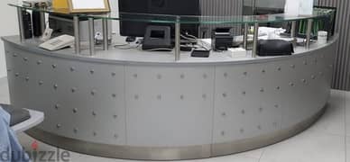 small reception desk