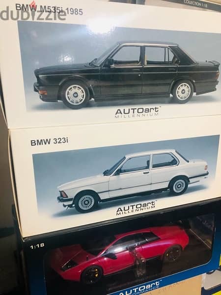 1/18 diecast Autoart RARE BMW 323i 1977 Alpine White #75111 MINT 16