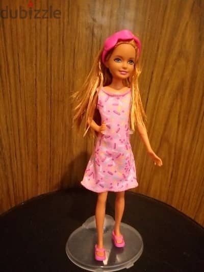 STACIE Barbie Smaller Sister Mattel Stylish doll unflex legs+Eyes Mask