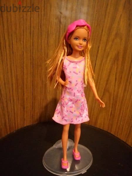 STACIE Barbie Smaller Sister Mattel as new doll unflex legs+Eyes Mask 1