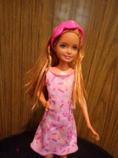 STACIE Barbie Smaller Sister Mattel as new doll unflex legs+Eyes Mask