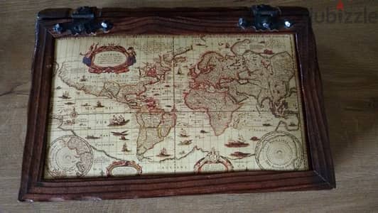 Dark Brown Wooden Cigar Box