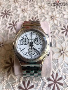 Swatch irony Tachymeter and date