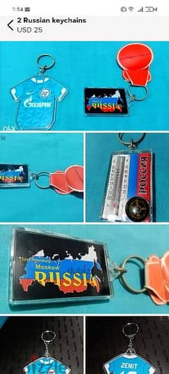Russian keychains