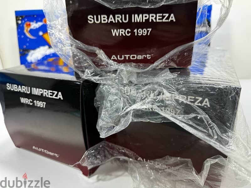 1/18 diecast Autoart Subaru Impreza WRC #3 Monte Carlo 1997 1