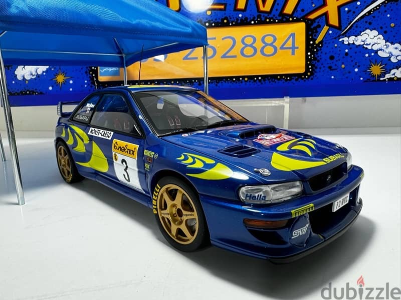 1/18 diecast Autoart Subaru Impreza WRC #3 Monte Carlo 1997 12