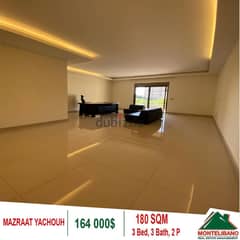 164000$!! Apartment for sale located in Mazaat Yachouh