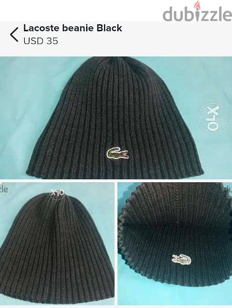 lacoste beanie 0