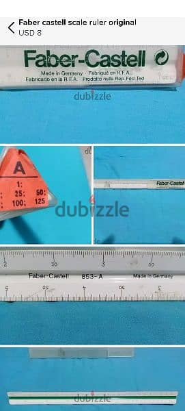 Faber castle scale ruler