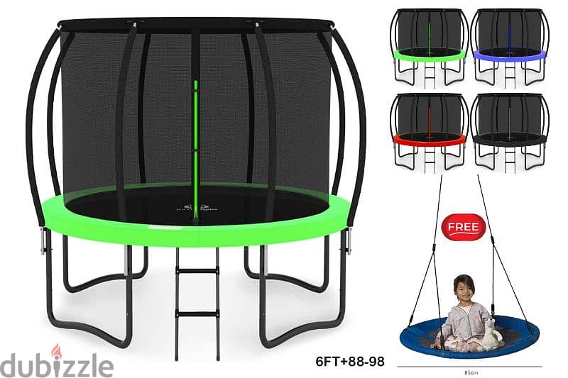 trampolines all sises 55 inch = 105$ 7