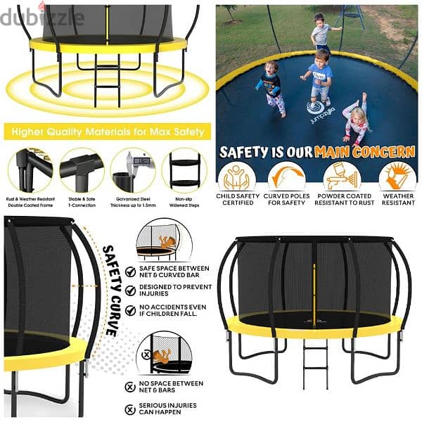 trampolines all sises 55 inch = 105$ 12