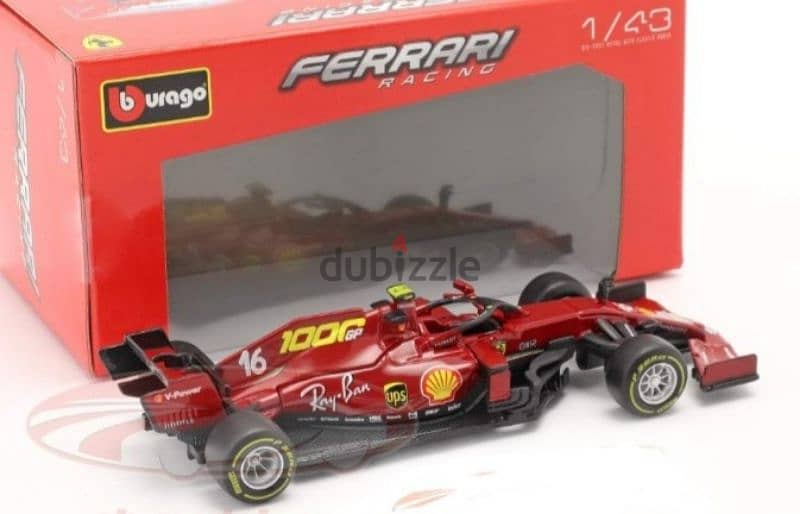 C. Leclerc Ferrari SF1000 (2020) diecast car model 1;43. 1