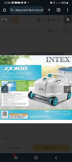Intex ZX 300 Deluxe Automatic Pool Cleaner
