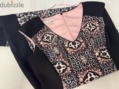 dress like new, high quality, black with white and pink