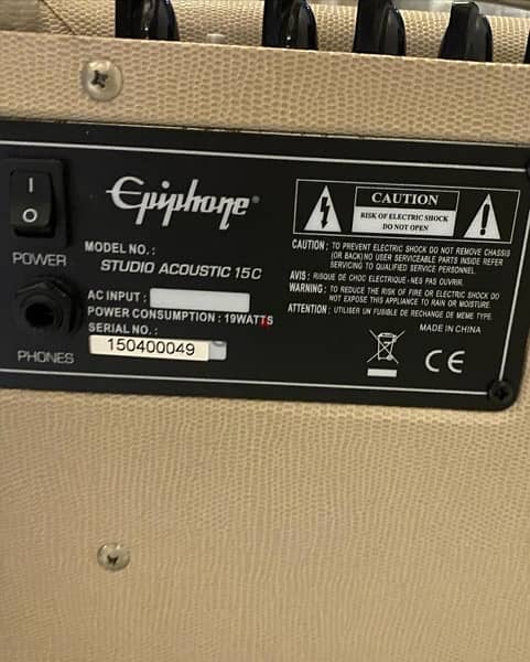 Epiphone electro-acoustic amp 2