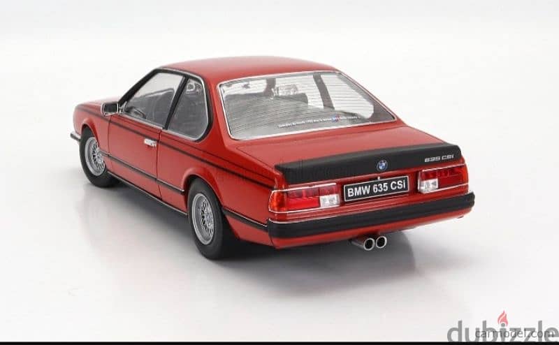 BMW 635 CSI (E24) diecast car model 1;18. 2