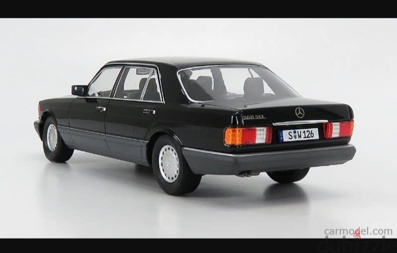 Mercedes 560 SEL W126 diecast car model 1;18. 2