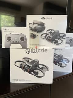 DJI FPV AVATA 2 with 3 batteries and RC3