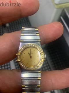 Omega Constellation Watch Gold and Diamonds For Sale!
