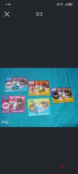 Spice girls badges 2