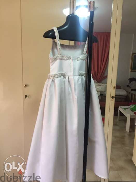 flower girl or white dress for weddings or ceremonies for little girl 2