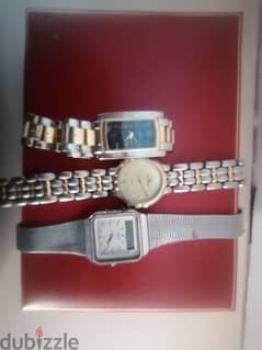 3 vintage watches casio / continental / larex