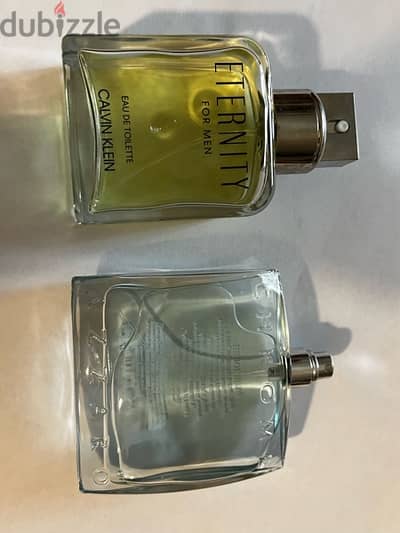 Azzaro chrome and Calvin Klien eternity for men