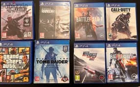 Play Station 4 Games Collection PS4