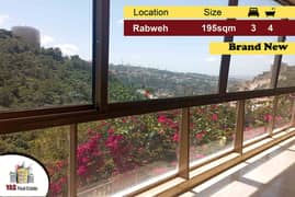 Rabweh 195m2 | Brand New | Panoramic View | Classy Area | PA |