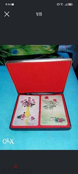 2 vintage playing cards deck