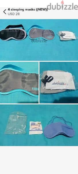 4 sleeping masks