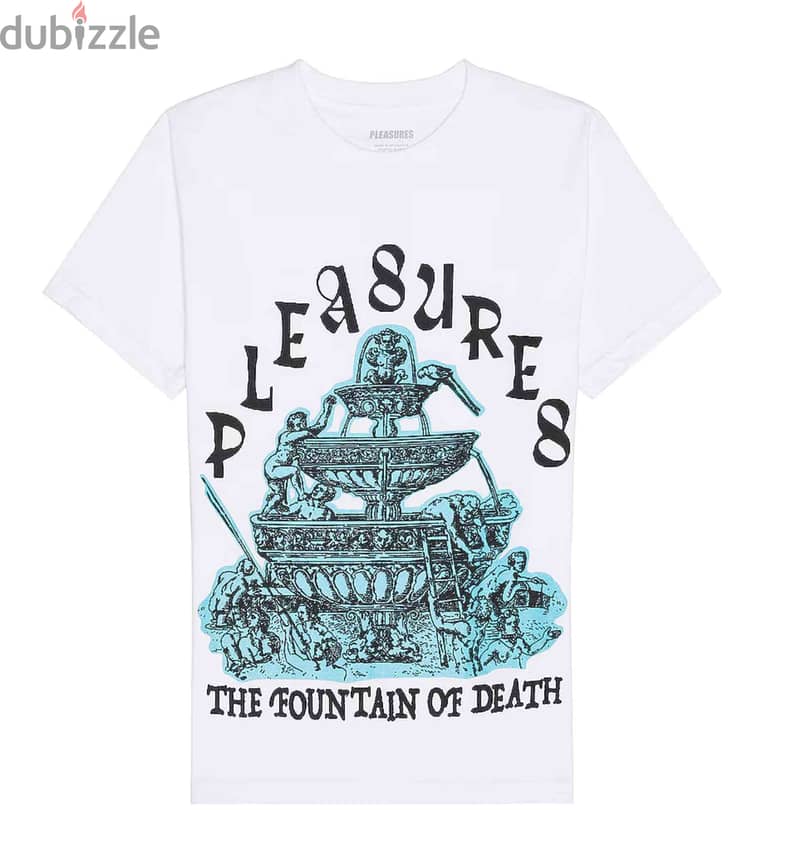 PLEASURES Fountain T-Shirt SIZE: M 3