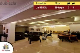 Jal El Dib 280m2 | Amazing View | Decorated | Ultra prime Location |PA