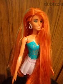 PARTY COLOR REVEAL Barbie Mattel Long hair mold doll+skirt+shoes+brush