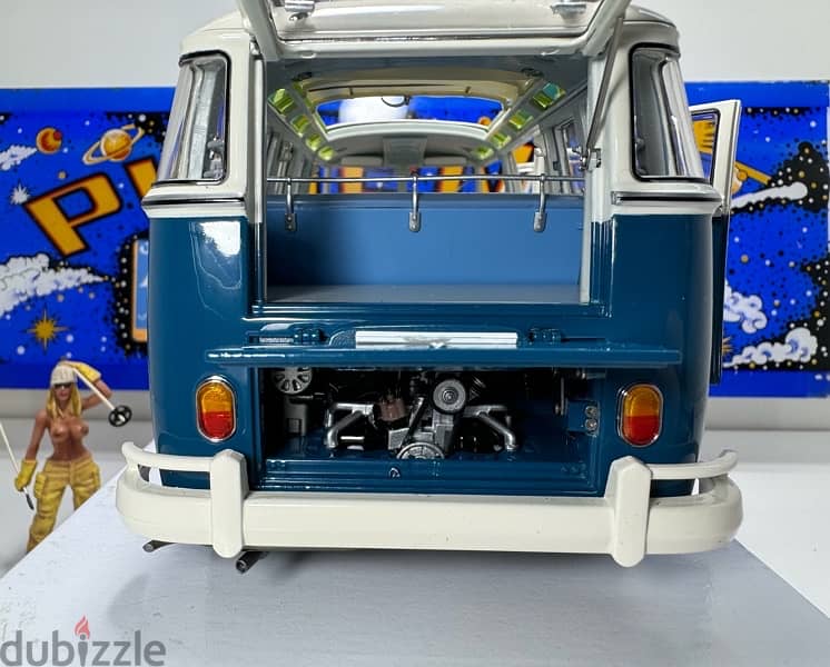 1/18 diecast VW bus T1 b Samba Winter Sport RARE LIMITED (NEW SHOP) 6