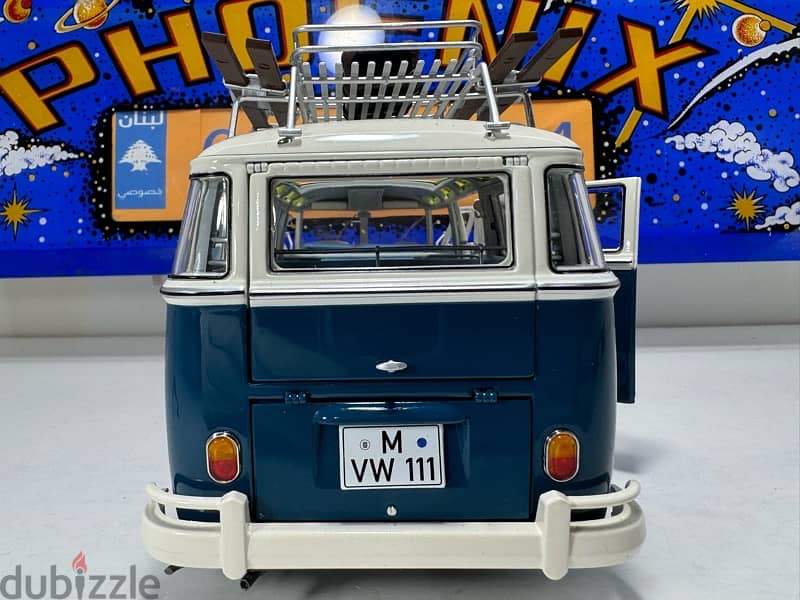 1/18 diecast VW bus T1 b Samba Winter Sport RARE LIMITED (NEW SHOP) 11