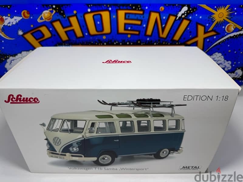 1/18 diecast VW bus T1 b Samba Winter Sport RARE LIMITED (NEW SHOP) 14