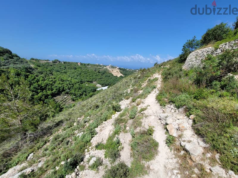 RWB112GH - Land for Sale in Bentael Jbeil with Sea and Mountains View 1