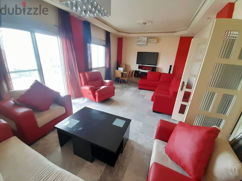 115 Sqm Furnished Apartment for sale in Mansourieh - Badran | Sea view 0