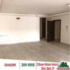 209,000 Cash Payment!! Apartment For Sale In Ghadir!!