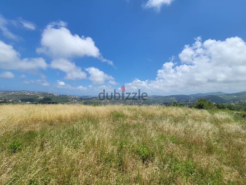 RWB119GH - Land For Sale in Bentael Jbeil With Sea and Mountains view 0