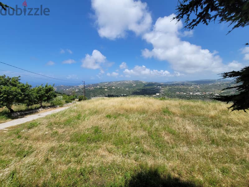 RWB119GH - Land For Sale in Bentael Jbeil With Sea and Mountains view 1